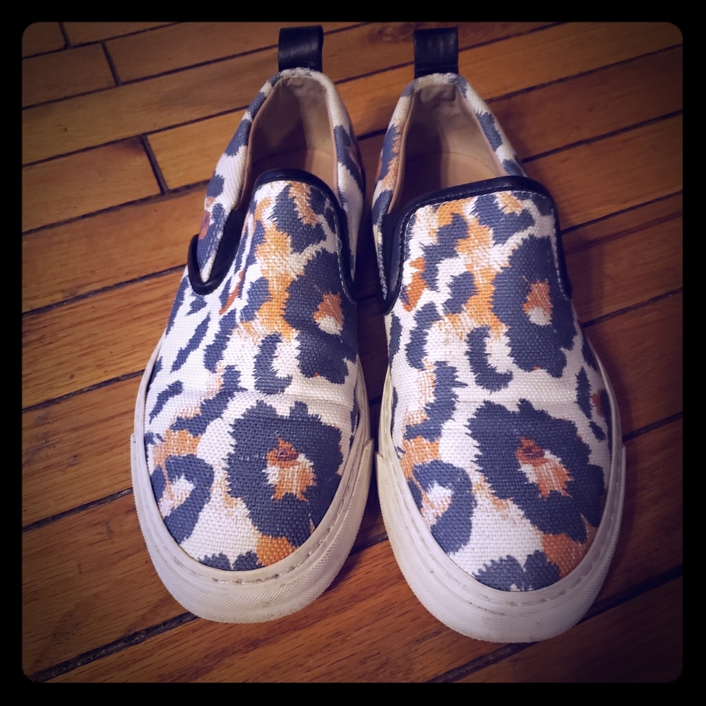 Chloe Animal Print slip-on sneakers